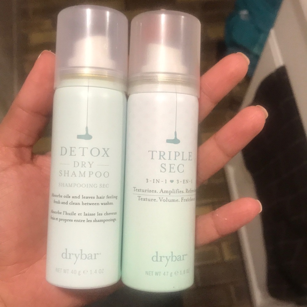 Drybar dry shampoo & triple sec travel size